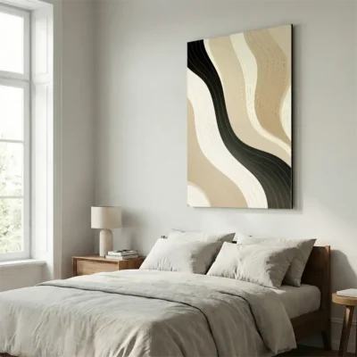 Tableau abstrait minimaliste