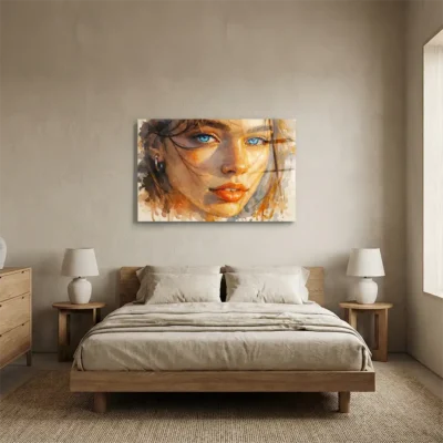 Tableau aquarelle femme