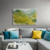 tableau aquarelle paysage sur toile tendue Tableau aquarelle paysage