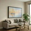 Tableau aquarelle voilier