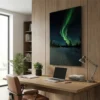 tableau aurore boreale sur alu Tableau aurore boréale