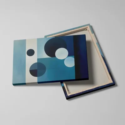 Tableau bleu moderne