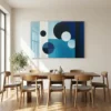 Tableau bleu moderne