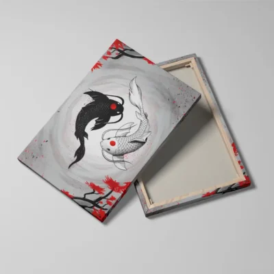 Tableau carpes koi
