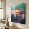 Tableau cerf montagne