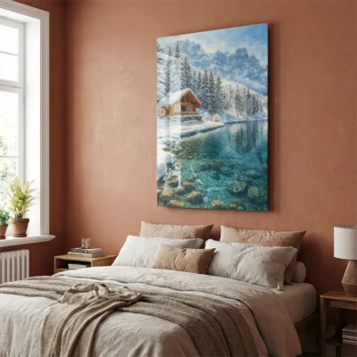 Tableau chalet montagne