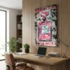 tableau chanel street art sur alu Tableau Chanel street art