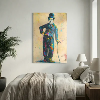 Tableau Charlie Chaplin street art
