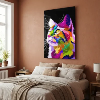Tableau chat pop art