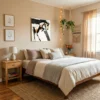 Tableau cheval abstrait