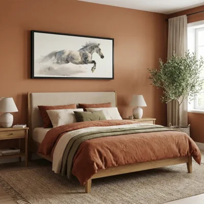 Tableau cheval blanc