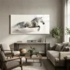 Tableau cheval blanc
