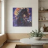 tableau cheval indien sur alu Tableau cheval indien