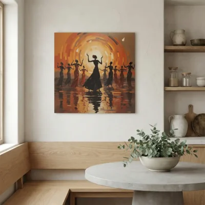 tableau danse africaine sur alu Tableau danse africaine