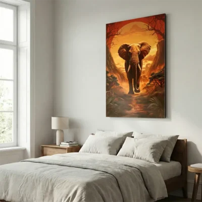 Tableau éléphant design