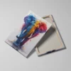 Tableau éléphant multicolore