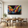 Tableau éléphant pop art