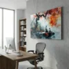 Tableau encre de chine et aquarelle
