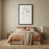 Tableau femme minimaliste