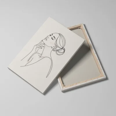 Tableau femme minimaliste