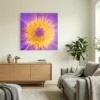 tableau fleur de lotus sur alu Tableau fleur de lotus