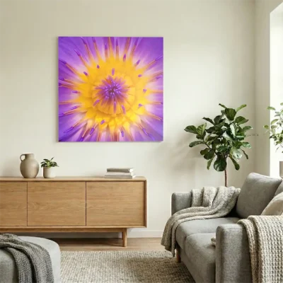 tableau fleur de lotus sur alu Tableau fleur de lotus