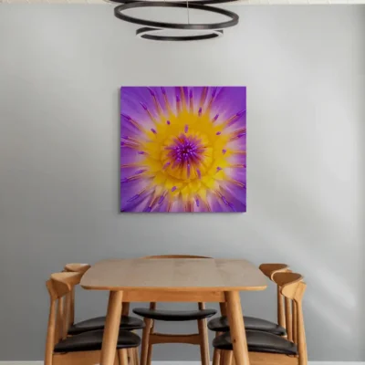 tableau fleur de lotus sur toile tendue Tableau fleur de lotus