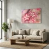 tableau fleurs aquarelle sur alu Tableau fleurs aquarelle