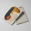 tableau formes minimalistes detail toile tendue Tableau formes minimalistes