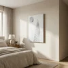 tableau geometrique scandinave sur toile tendue Tableau géometrique scandinave