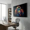 tableau gorille pop art sur alu Tableau gorille pop art