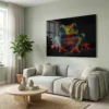 Tableau grenouille pop art