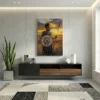 Tableau guerrier africain