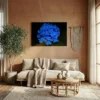 tableau hortensias bleues sur alu Tableau hortensias bleues