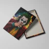 tableau joker pop art detail toile tendue Tableau Joker pop art