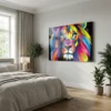 Tableau lion pop art