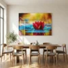 tableau lotus zen sur plexiglass Tableau lotus zen
