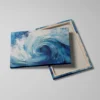 Tableau mer abstrait