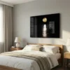tableau mer de nuit sur plexiglass Tableau mer de nuit