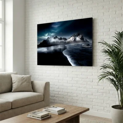 tableau mer et montagne sur alu Tableau mer et montagne