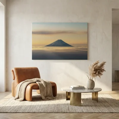 tableau mont fuji sur toile tendue Tableau mont Fuji
