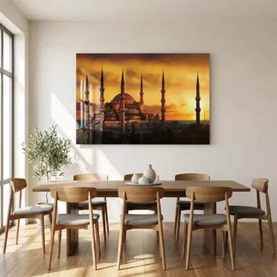 Tableau mosquée bleue