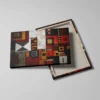 tableau motif africain detail toile tendue Tableau motifs africain