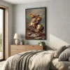tableau napoleon cheval avec cadre flottant Tableau Napoléon cheval