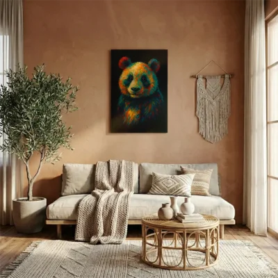 Tableau panda pop art