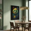 Tableau panda pop art