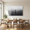 tableau phare en mer sur plexiglass Tableau phare en mer