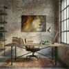 Tableau photo lion