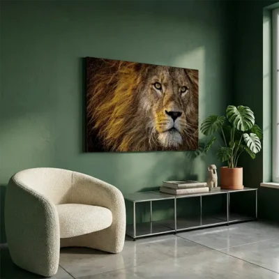Tableau photo lion