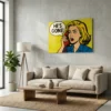 tableau pop art comics sur alu Tableau pop art comics